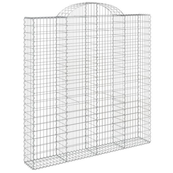 Coșuri gabion arcuite 3 buc. 200x30x200/220 cm fier galvanizat