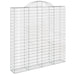 Coșuri gabion arcuite 3 buc. 200x30x200/220 cm fier galvanizat thumbnail 3