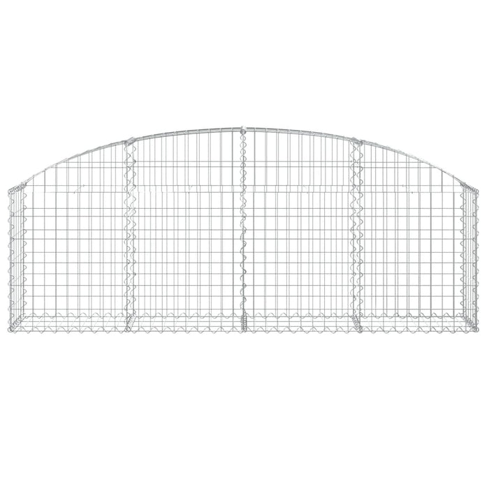 Coș gabion arcuit 200x30x60/80 cm fier galvanizat