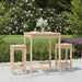 Set mobilier de bar, 3 piese, lemn masiv de pin thumbnail 1