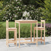 Set mobilier de bar, 3 piese, lemn masiv de pin thumbnail 1