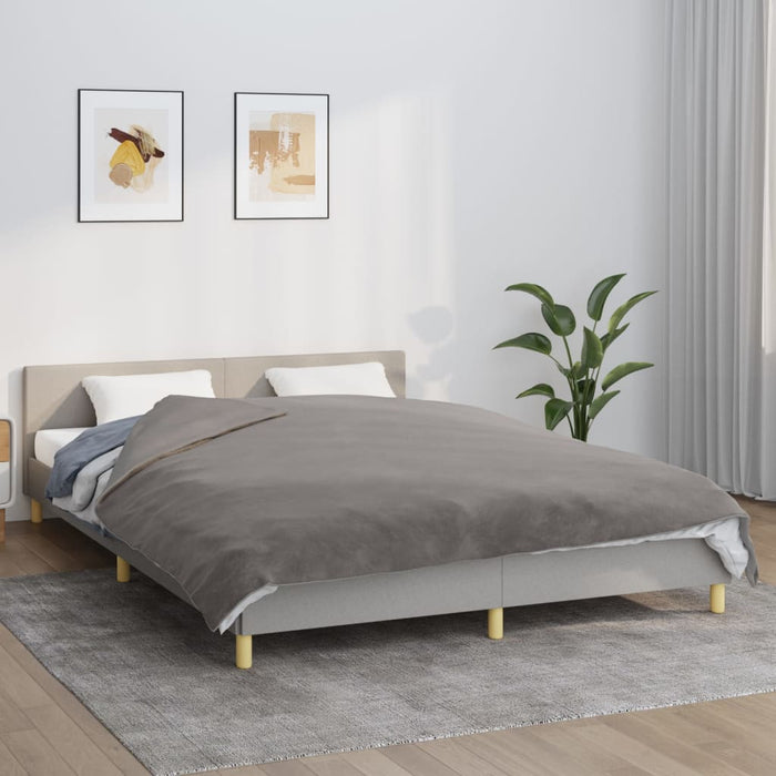 Pătură grea cu husă, gri, 200x220 cm, 13 kg, material textil