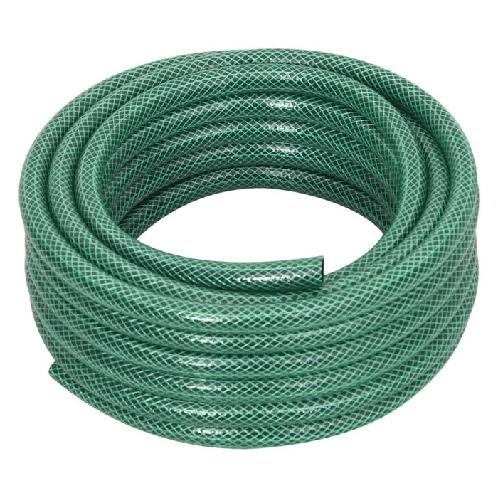 Furtun de grădină cu set de racorduri, verde, 0,5", 30 m, PVC