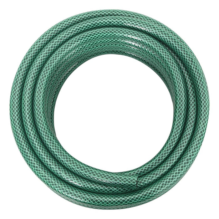 Furtun de grădină cu set de racorduri, verde, 0,5", 30 m, PVC