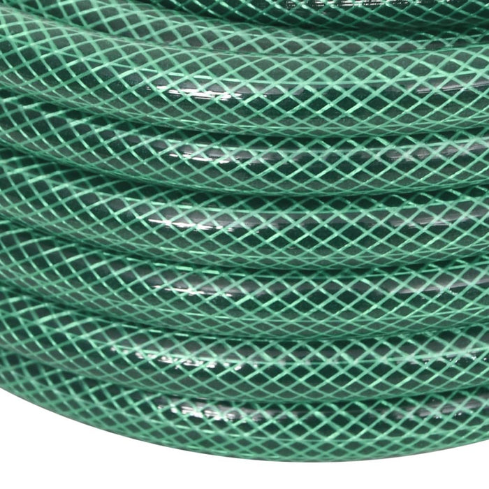 Furtun de grădină cu set de racorduri, verde, 0,5", 30 m, PVC