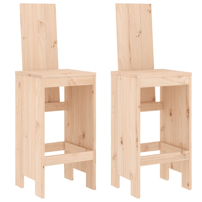 Set mobilier de bar, 3 piese, lemn masiv de pin