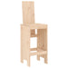 Set mobilier de bar, 3 piese, lemn masiv de pin thumbnail 4