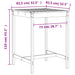 Set mobilier de bar, 3 piese, lemn masiv de pin thumbnail 9