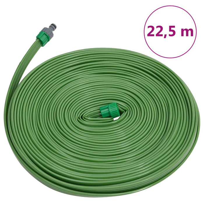 Furtun pentru stropit cu 3 tuburi, verde, 22,5 m, PVC