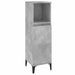 Set mobilier de baie, 3 piese, gri beton, lemn compozit thumbnail 7