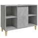 Set mobilier de baie, 3 piese, gri beton, lemn compozit thumbnail 5