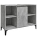 Set mobilier de baie, 3 piese, gri beton, lemn compozit thumbnail 5