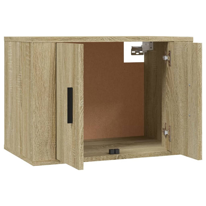 Dulapuri TV montate pe perete 2 buc stejar sonoma 57x34,5x40 cm