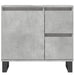 Set mobilier de baie, 3 piese, gri beton, lemn compozit thumbnail 10