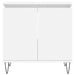 Set mobilier de baie, 3 piese, alb, lemn compozit thumbnail 10