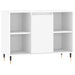 Set mobilier de baie, 3 piese, alb, lemn compozit thumbnail 9