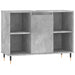 Set mobilier de baie, 3 piese, gri beton, lemn compozit thumbnail 9