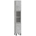 Set mobilier de baie, 3 piese, gri beton, lemn compozit thumbnail 5