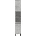 Set mobilier de baie, 3 piese, gri beton, lemn compozit thumbnail 6