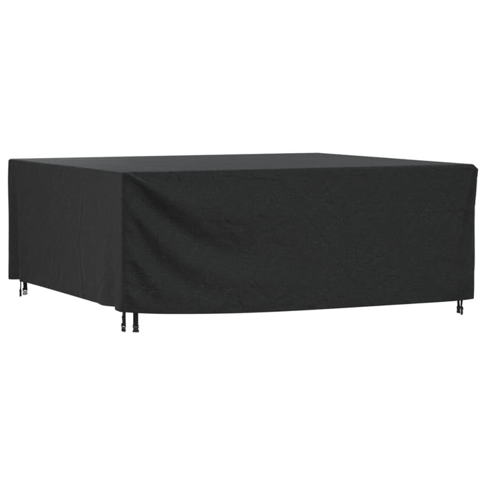 Husă mobilier de grădină negru 250x210x90 cm impermeabilă 420D