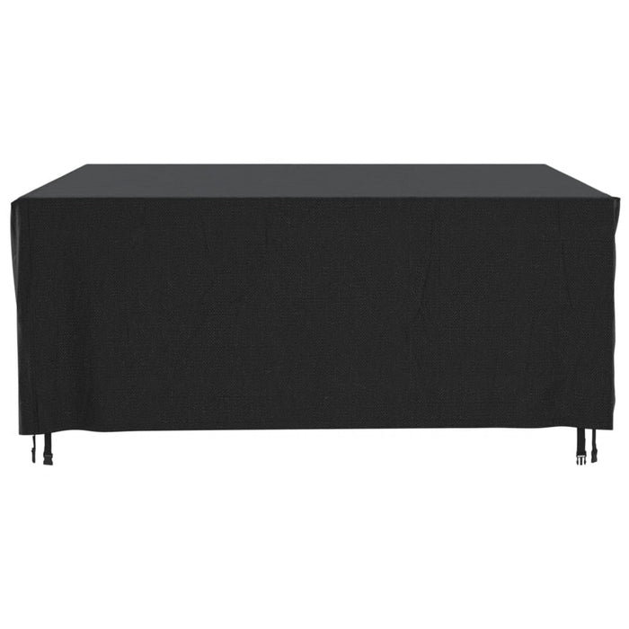 Husă mobilier de grădină negru 250x210x90 cm impermeabilă 420D