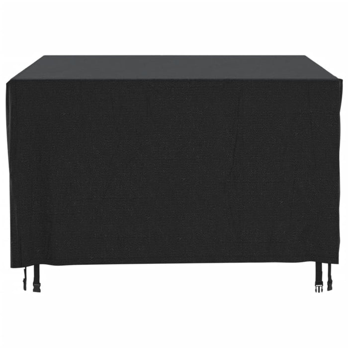 Husă mobilier de grădină negru 225x143x90 cm impermeabilă 420D