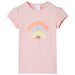 Tricou pentru copii, roz deschis, 116 thumbnail 1