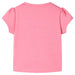 Tricou pentru copii, roz fosforescent, 116 thumbnail 2