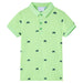 Tricou polo pentru copii, verde neon, 92 thumbnail 1