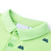 Tricou polo pentru copii, verde neon, 92 thumbnail 3