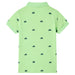 Tricou polo pentru copii, verde neon, 104 thumbnail 2