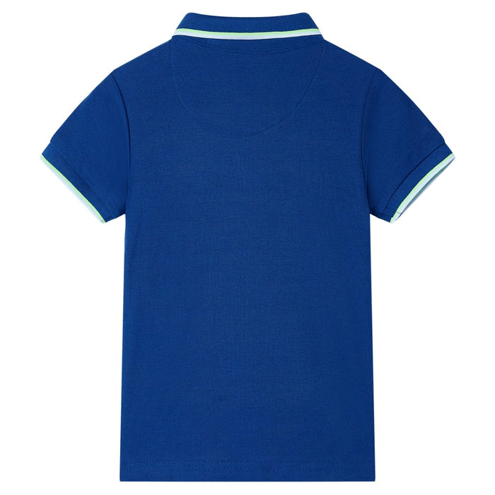 Tricou polo pentru copii, albastru închis, 140