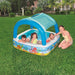 Bestway Piscină de joacă cu baldachin, albastru, 140x140x114 cm, 52192 thumbnail 3