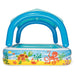 Bestway Piscină de joacă cu baldachin, albastru, 140x140x114 cm, 52192 thumbnail 4