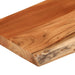 Raft perete 120x30x3,8cm dreptunghiular lemn acacia margine vie thumbnail 7