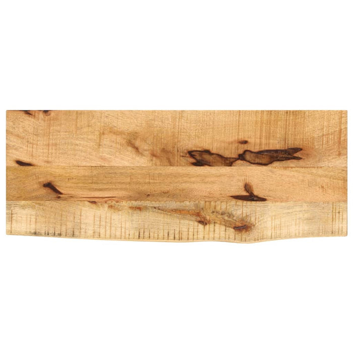 Blat de masă margine naturală, 80x30x2,5 cm, lemn masiv mango