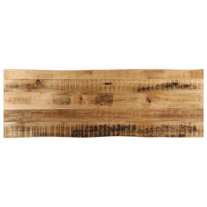 Blat de masă contur natural 120x40x2,5 cm lemn masiv mango brut