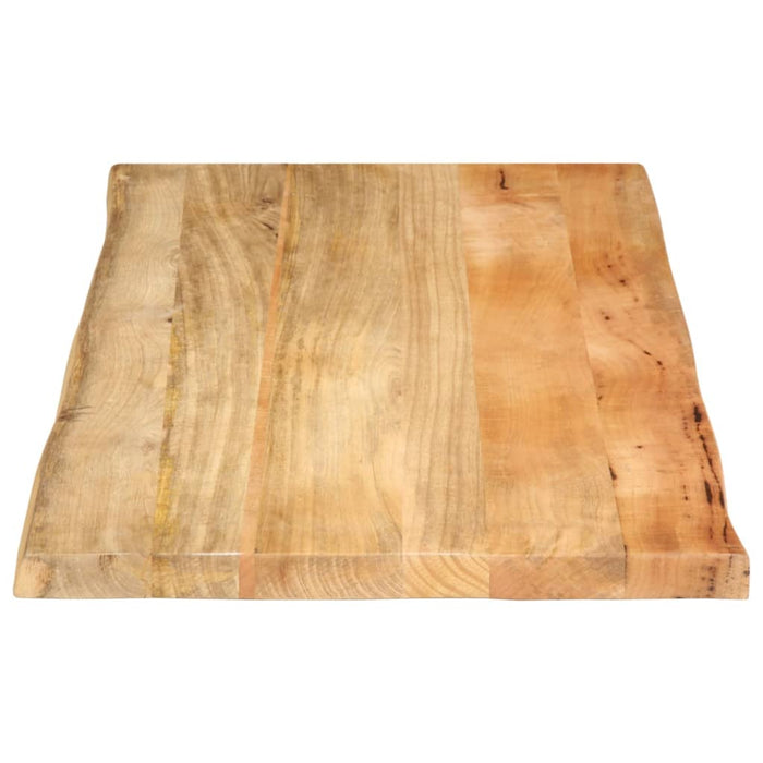 Blat masă cu margini naturale, 120x60x2,5 cm, lemn masiv mango