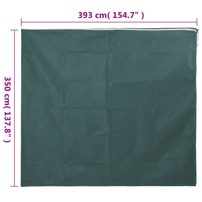 Protecție de fleece plante cu fermoar 4 buc 70 g/m² 3,93x3,5 m