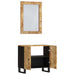 Set mobilier de baie, 2 piese, lemn masiv de mango thumbnail 3