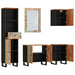 Set mobilier de baie, 5 piese, lemn masiv reciclat thumbnail 3