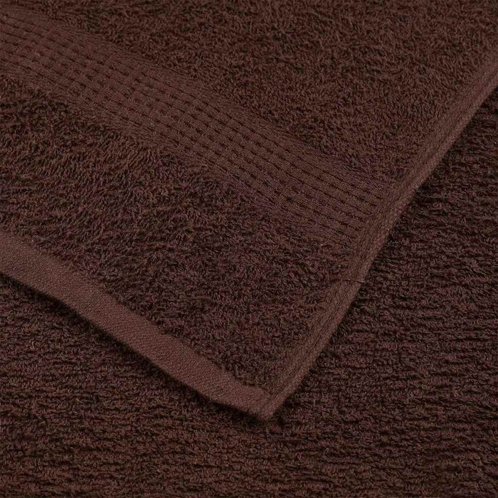 Prosoape de duș 10 buc maro 70x140 cm 360 g/m² 100% bumbac