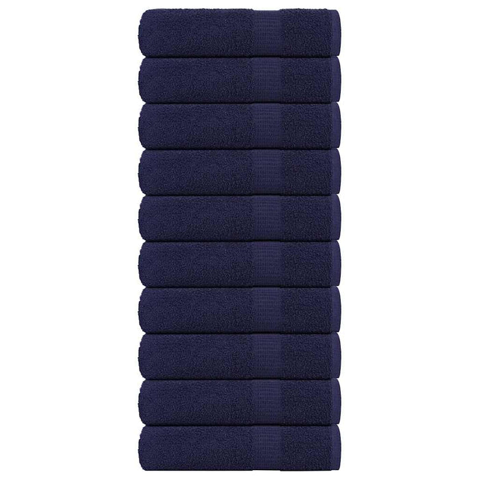 Prosoape de duș 10 buc Bleumarin 70x140 cm 360 g/m² 100% bumbac