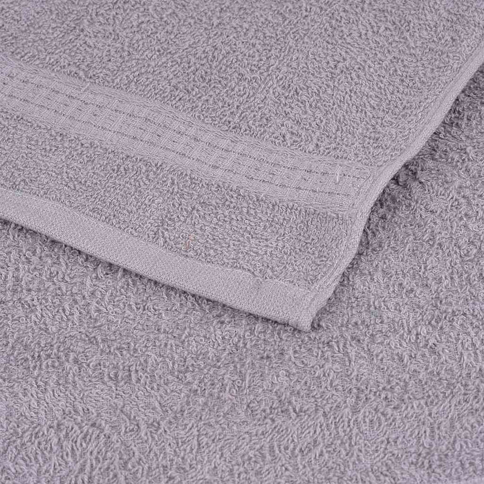 Prosoape de duș 10 buc Gri 70x140 cm 360 g/m² 100% bumbac