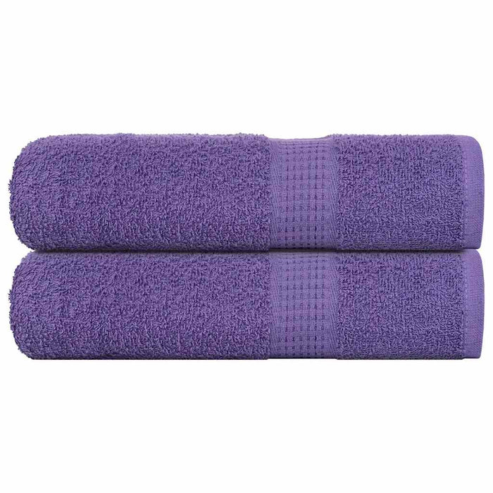 Prosoape de duș 2 buc Violet 70x140 cm 360 g/m² 100% bumbac