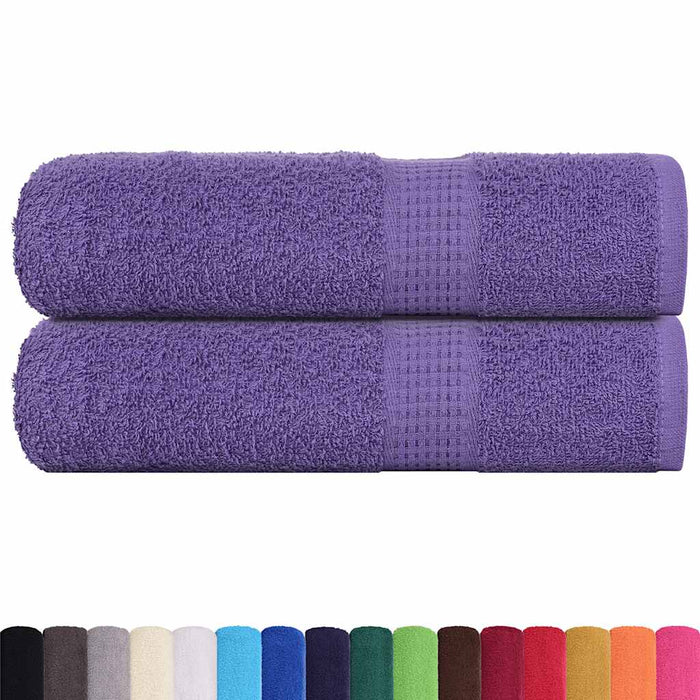 Prosoape de duș 2 buc Violet 70x140 cm 360 g/m² 100% bumbac