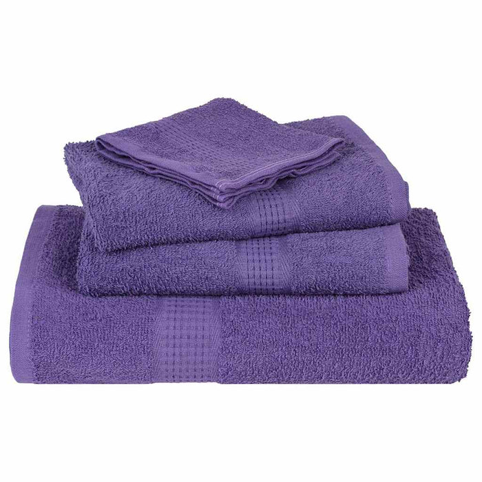 Prosoape de duș 10 buc Violet 70x140 cm 360 g/m² 100% bumbac