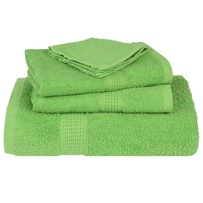 Prosoape de duș 2 buc Verde măr 70x140 cm 360 g/m² 100% bumbac