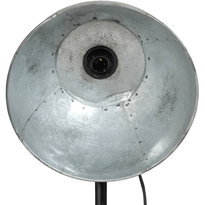 Lampă de podea 25 W, argintiu vintage, 61x61x90/150 cm, E27