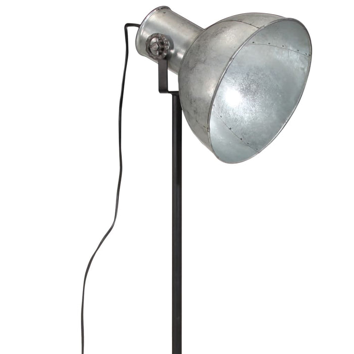 Lampă de podea 25 W, argintiu vintage, 61x61x90/150 cm, E27